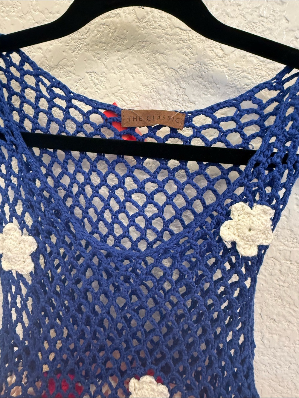 American Flag Handmade RedWhiteBlue Crochet Tank Top&Cover-Up  Small The Classic - Picture 10 of 16